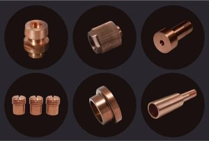 copper machined parts