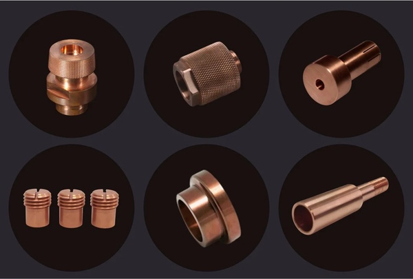 copper machined parts
